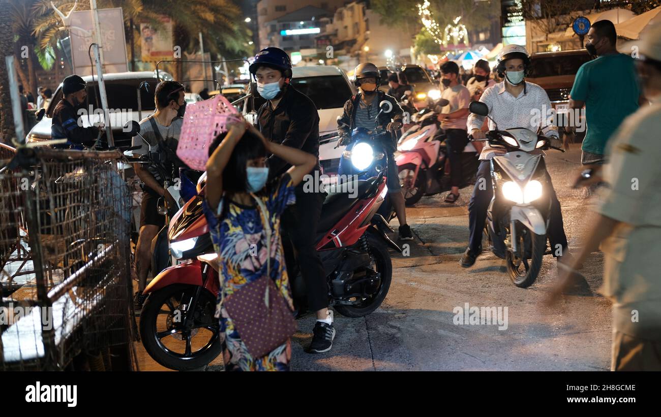 Pattaya Music Festival 2021 Beach Road Stockfoto