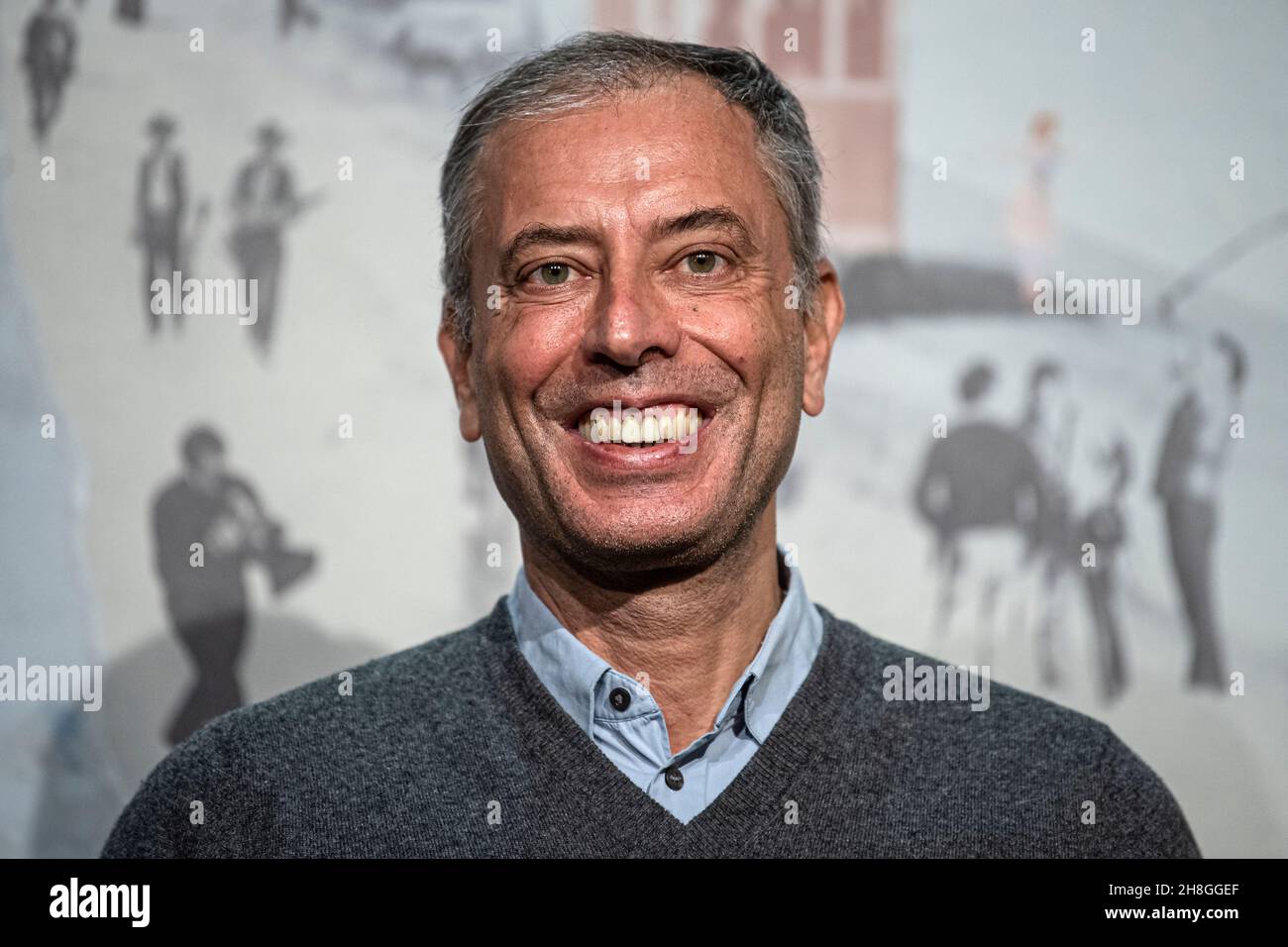 Turin, Italien. 30. November 2021. Ivan Cobroneo posiert während einer Fotoserie für die Ausgabe 39th des Turin Film Festivals (TFF). Kredit: Nicolò Campo/Alamy Live Nachrichten Stockfoto