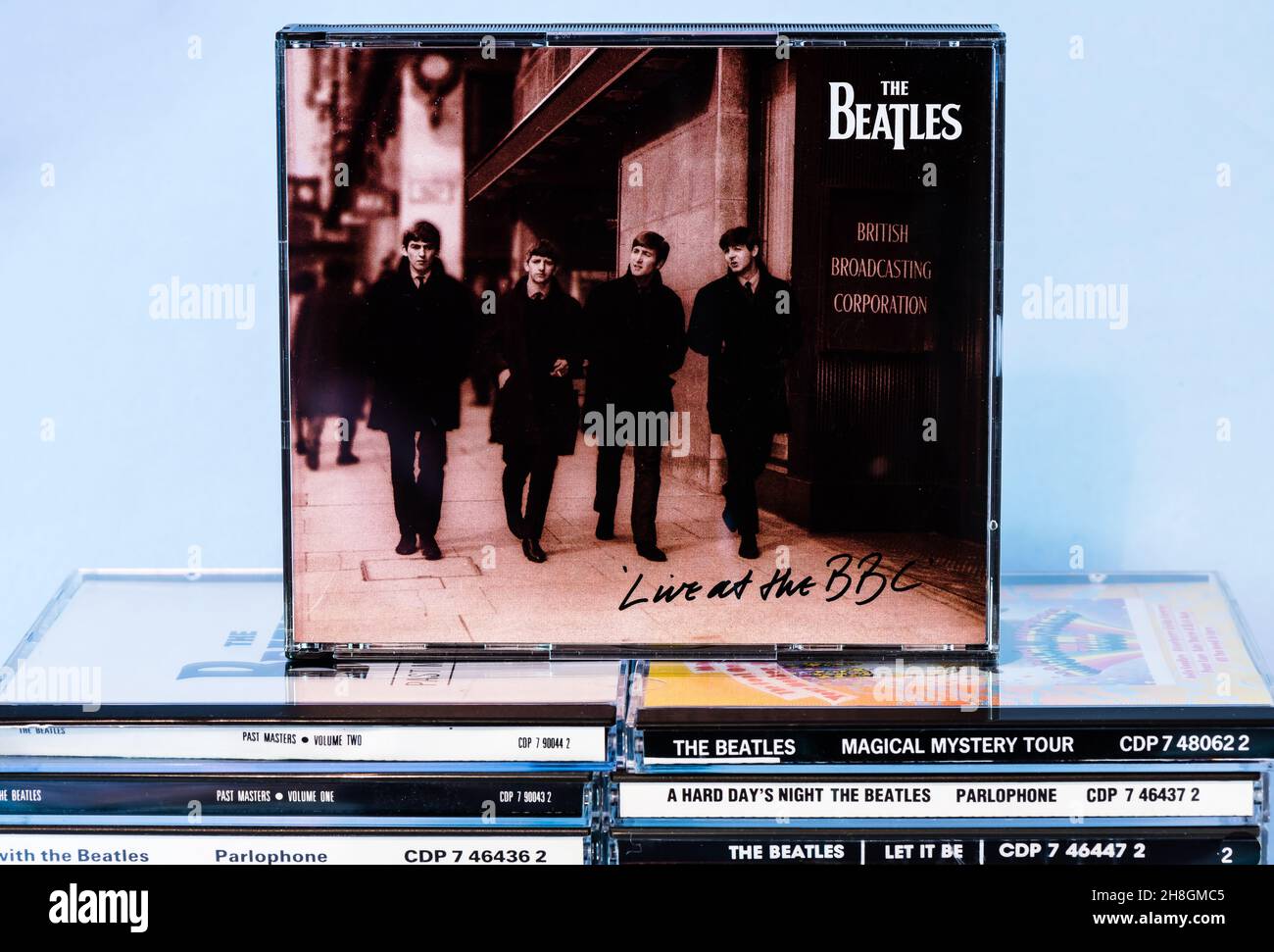 EMI CD Disc - The Beatles - Live bei der BBC. Stockfoto