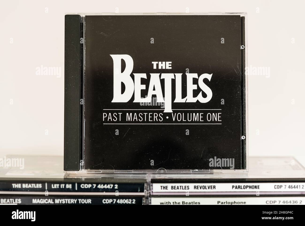 EMI CD Disc - The Beatles / Past Masters . Lautstärke 1 Stockfoto