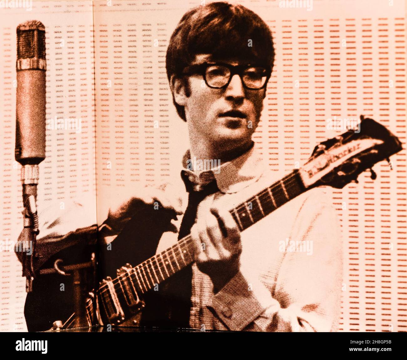 EMI CD Inlay - The Beatles -Live bei der BBC. Stockfoto