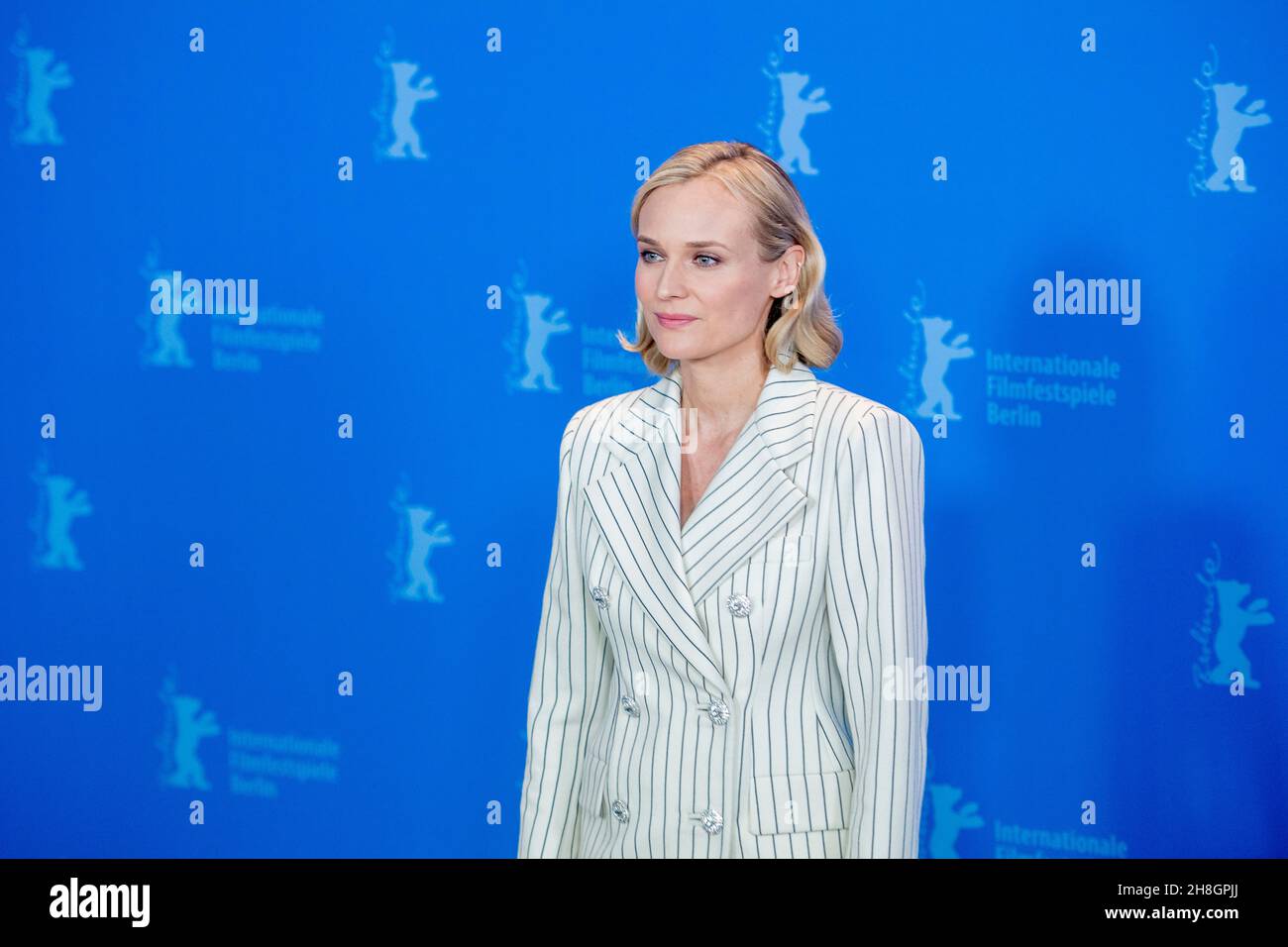 BERLIN, DEUTSCHLAND-Februar 10: Diane Kruger posiert bei der Fotoschau „The operative“ (die Agentin) während der Berlinale 69th Stockfoto