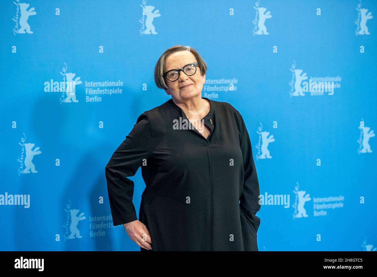 BERLIN, DEUTSCHLAND-Februar 10: Agnieszka Holland posiert beim 'Mr. Jones' Fotoschau während der Berlinale 69th Stockfoto