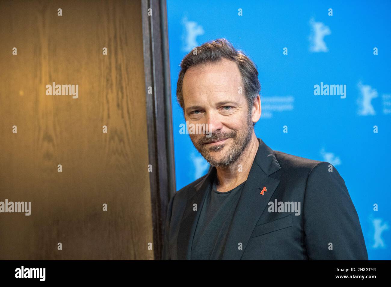 BERLIN, DEUTSCHLAND-Februar 10: Peter Sarsgaard posiert vor dem 'Mr. Jones' Fotoschau während der Berlinale 69th Stockfoto