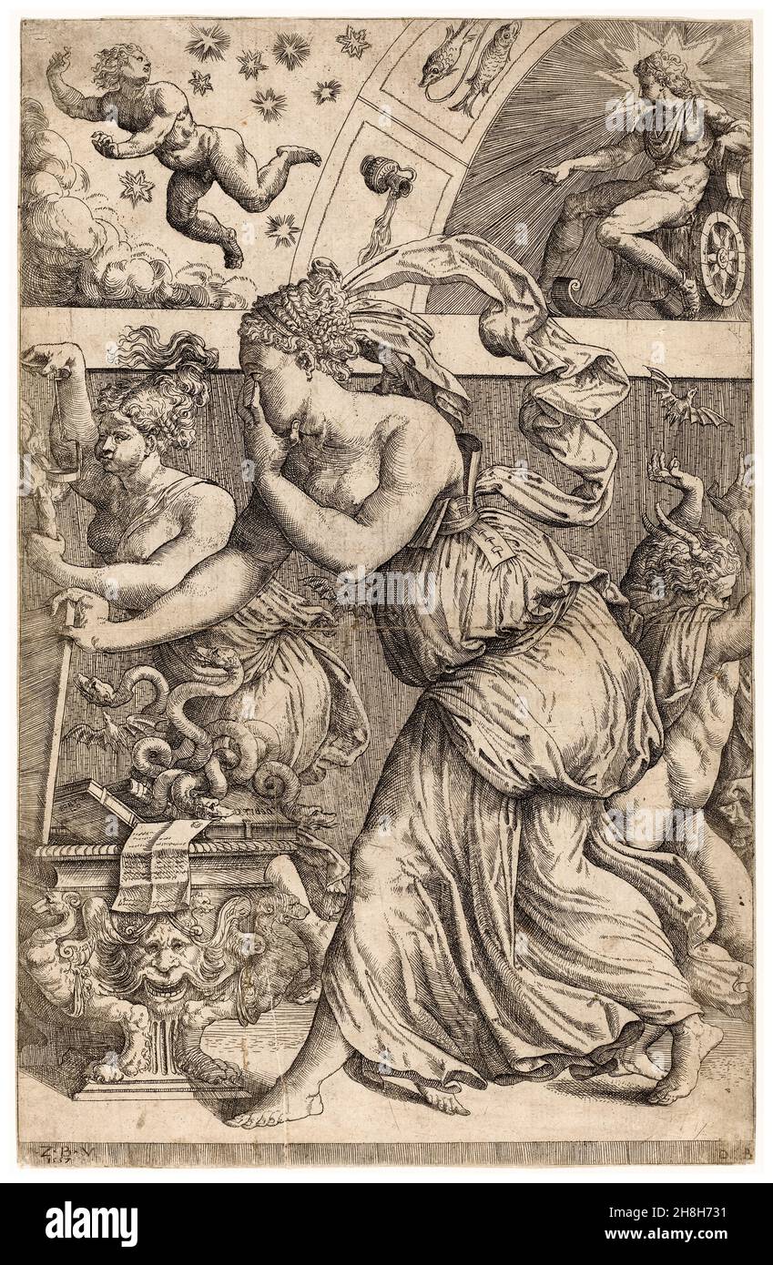 Pandora griechische mythologie Ausgeschnittene Stockfotos und bilder