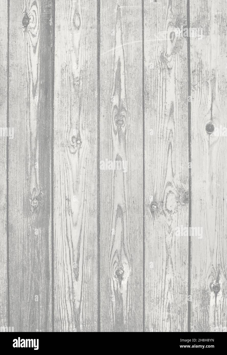 Holzzaun mit natürlicher Holzmaserung, texturierter Hintergrund. Stockfoto