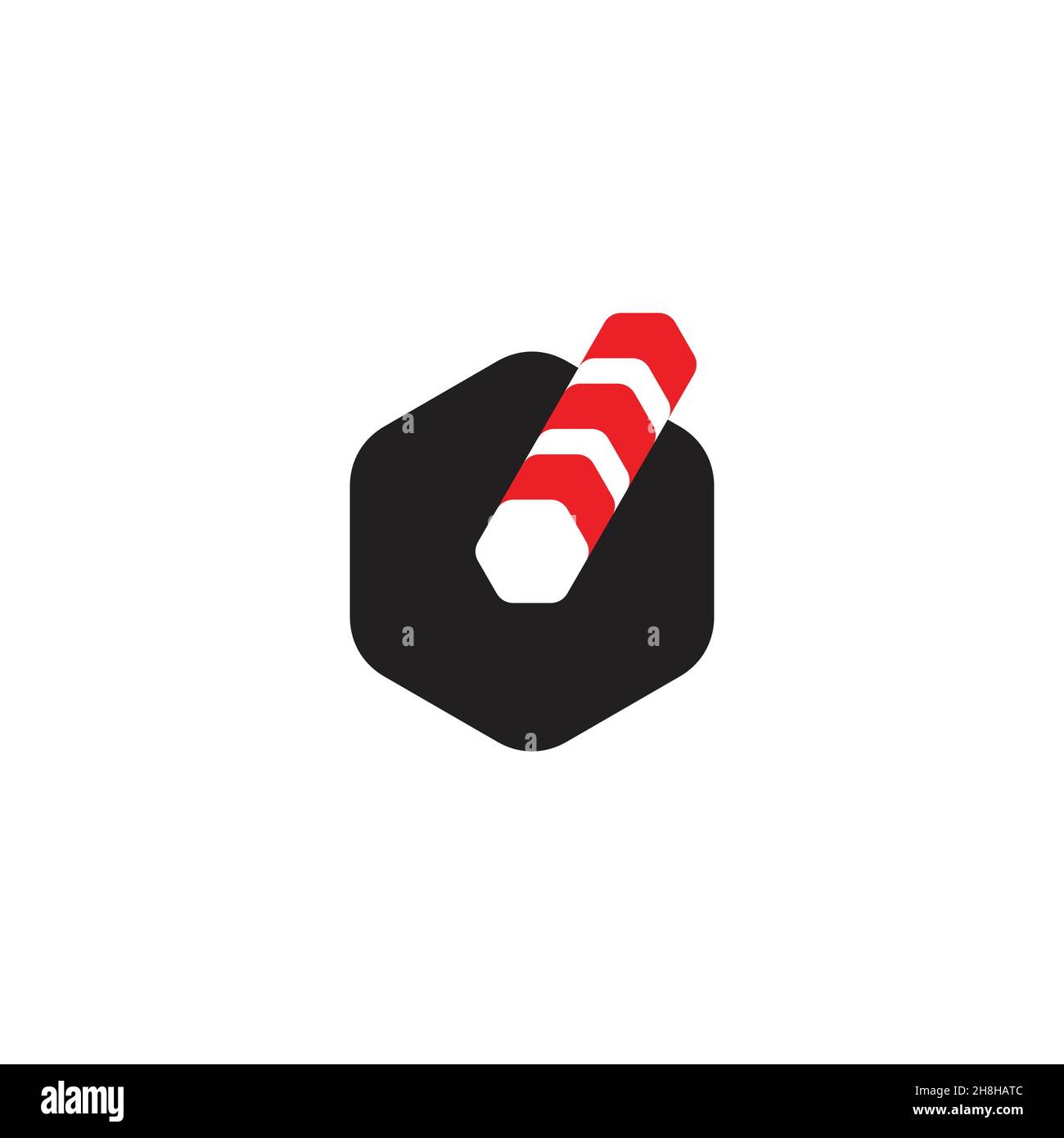 Buchstabe Cu schnelle Pfeile Streifen Logo Vektor Stock Vektor