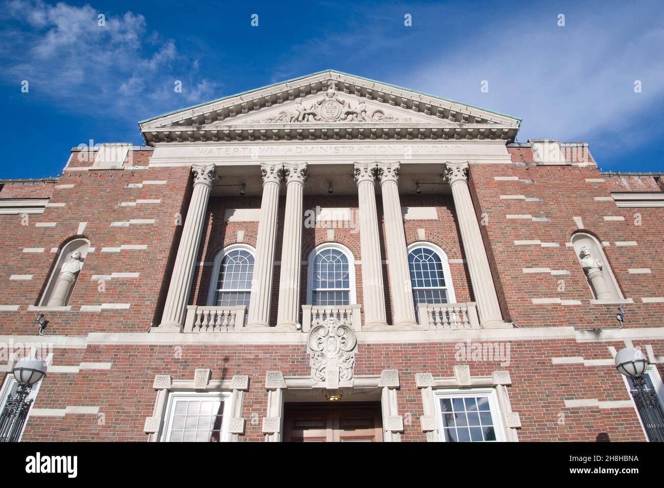 Watertown Administration Building Massachusetts USA Stockfoto