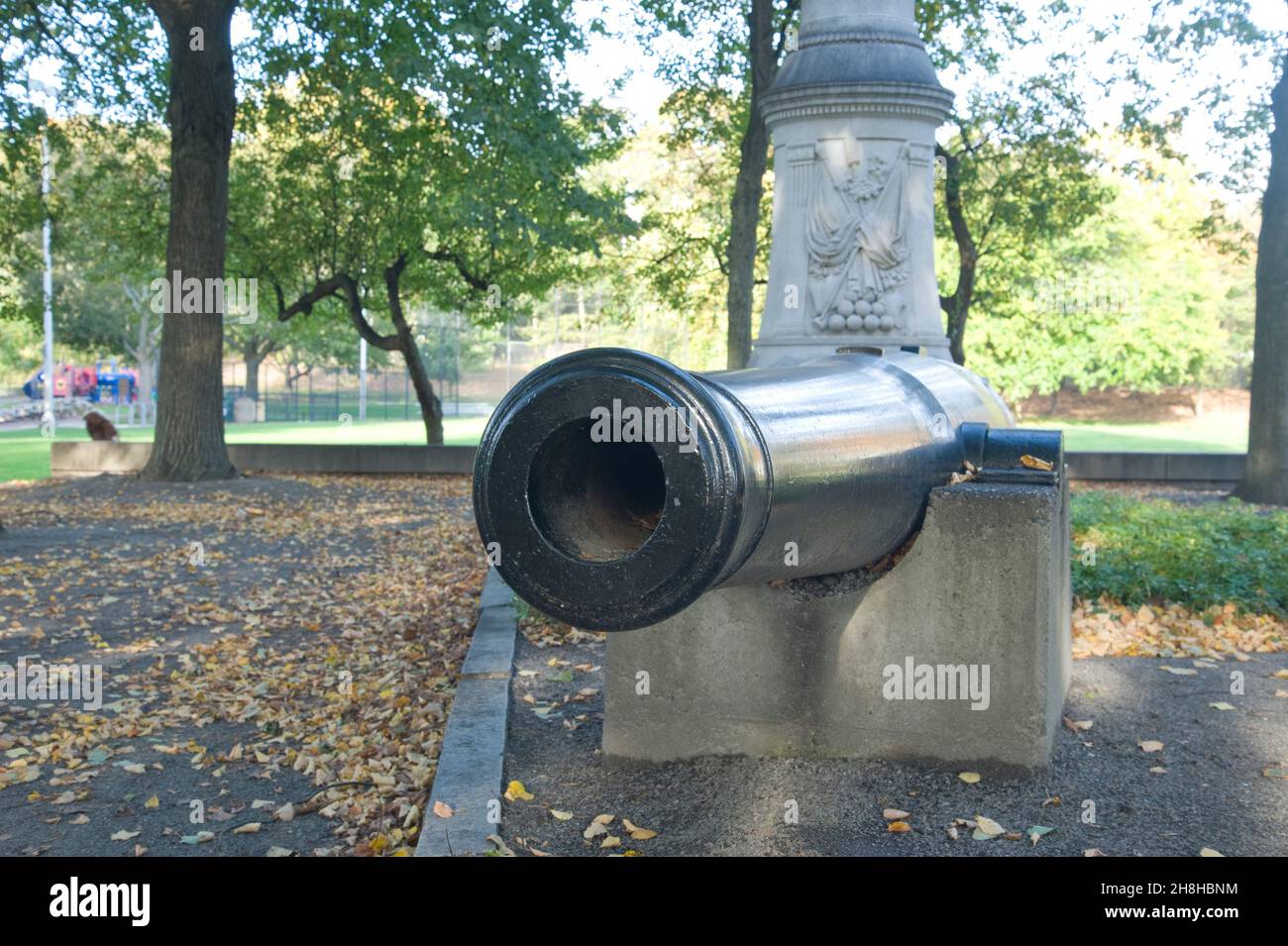 Kanonenpistole in Watertown, Massachusetts, USA Stockfoto