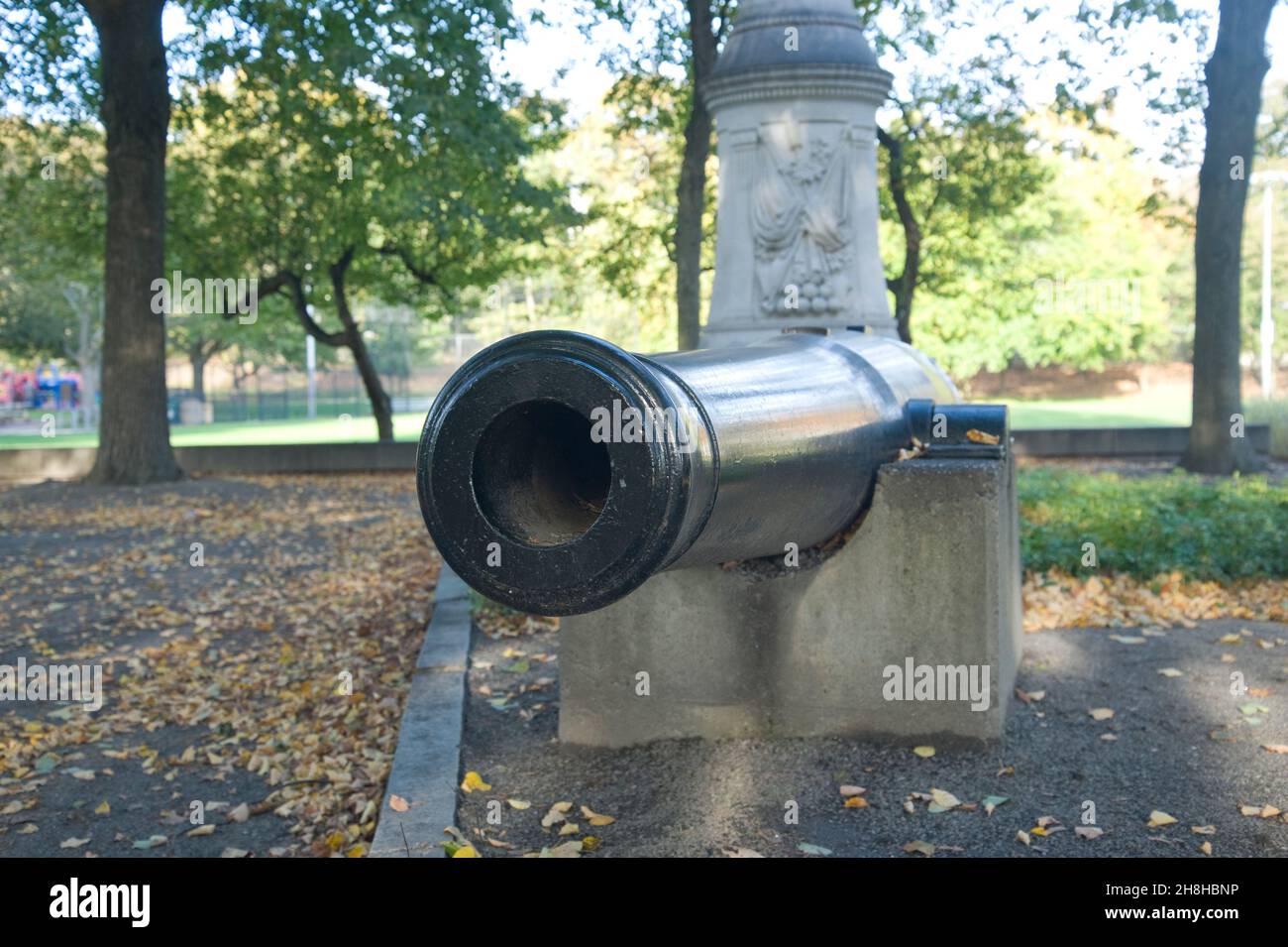 Kanonenpistole in Watertown, Massachusetts, USA Stockfoto
