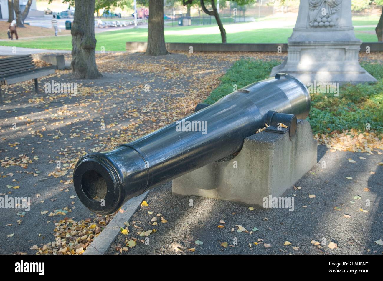 Kanonenpistole in Watertown, Massachusetts, USA Stockfoto