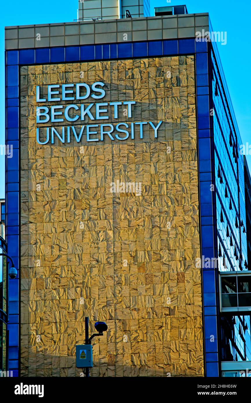 Leeds Becket University, Leeds, England Stockfoto