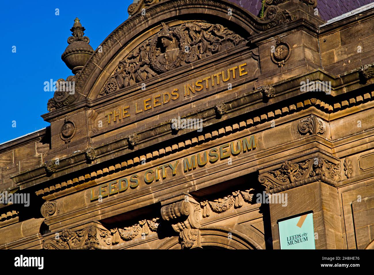 Leeds Institute, Leeds City Museum, Leeds, England Stockfoto