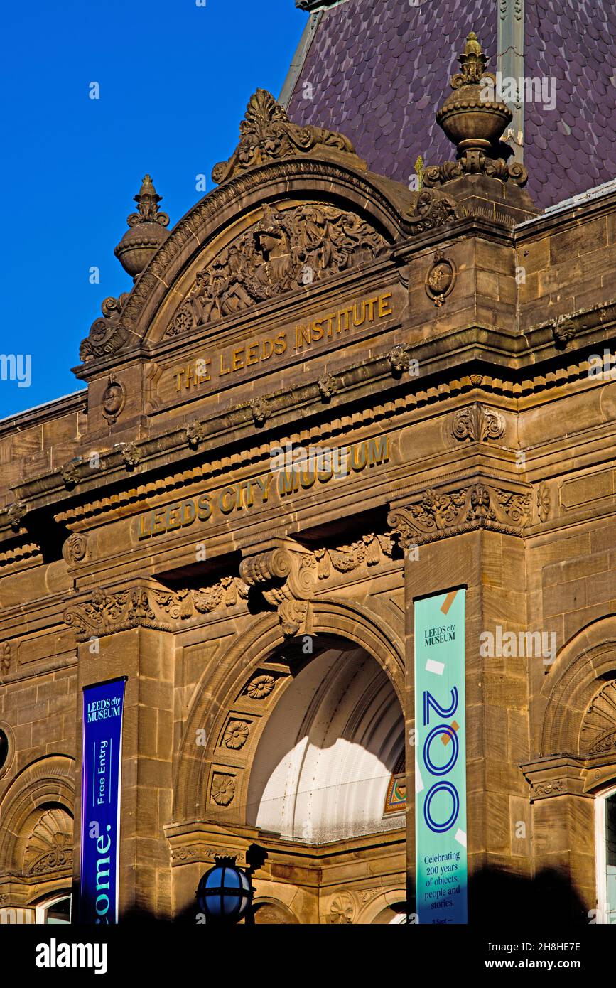 Leeds Institute, Leeds City Museum, Leeds, England Stockfoto