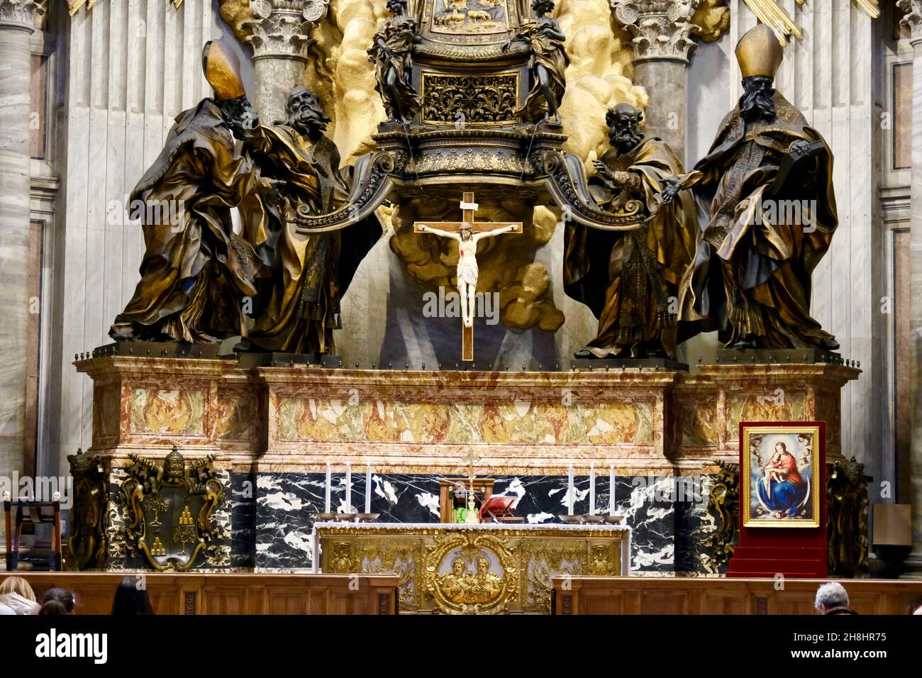 Altare della crocifissione di san pietro Stockfotos und bilder Kaufen