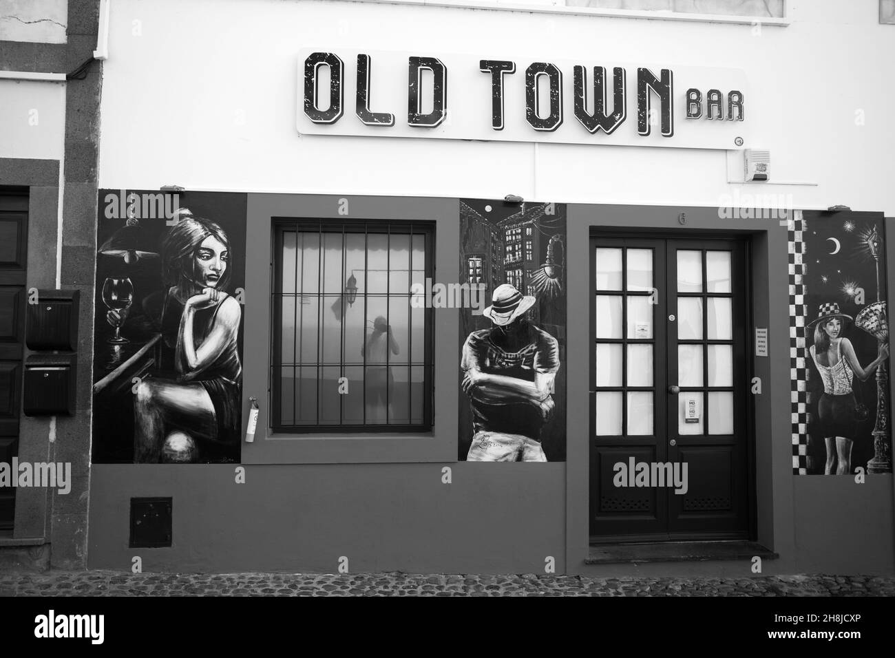 Funchal Old Town Bar Stockfoto