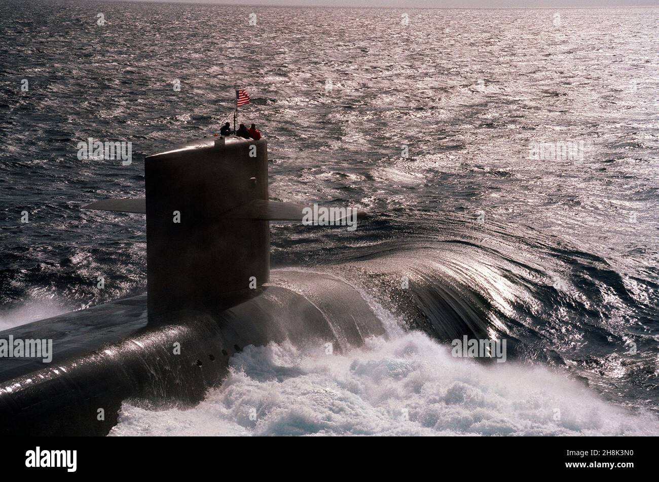 Das US Navy OhioKlasse nuklearbetriebene strategische ballistische