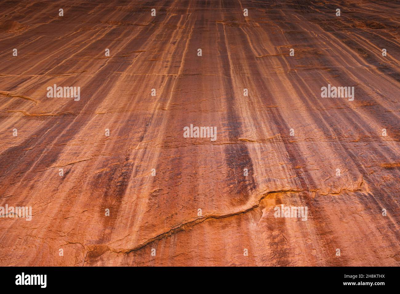 Blick auf Whispering Cave im Echo Park Campground, Dinosaur Nation Monument, Utah und Colorado, USA Stockfoto