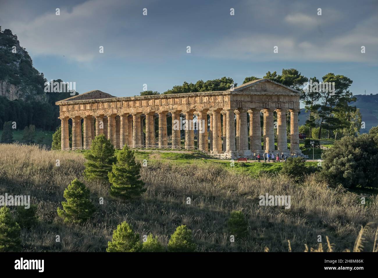 Tempel der Hera, Segesta, Sizilien, Italien Stockfoto