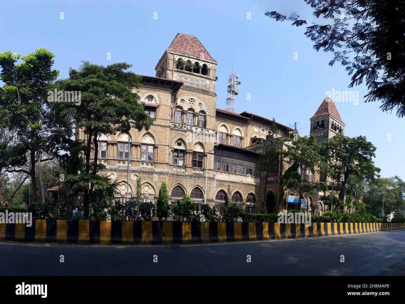 Architektonisches Gebäude von Bharat Sanchar Nigam aus britischer Zeit Stockfoto