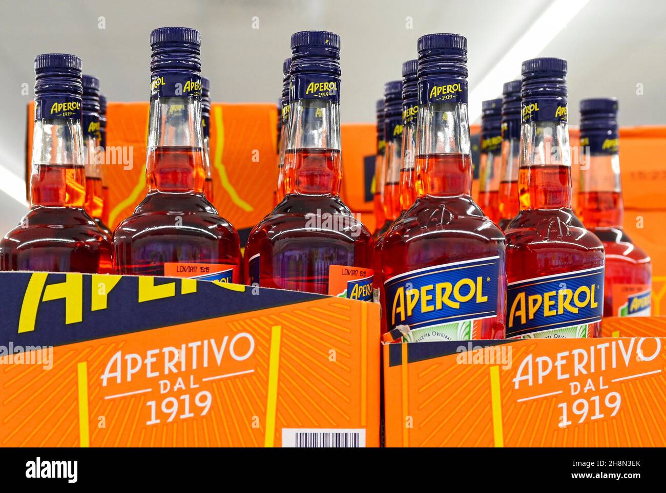 wie viel aperol aus einer flasche