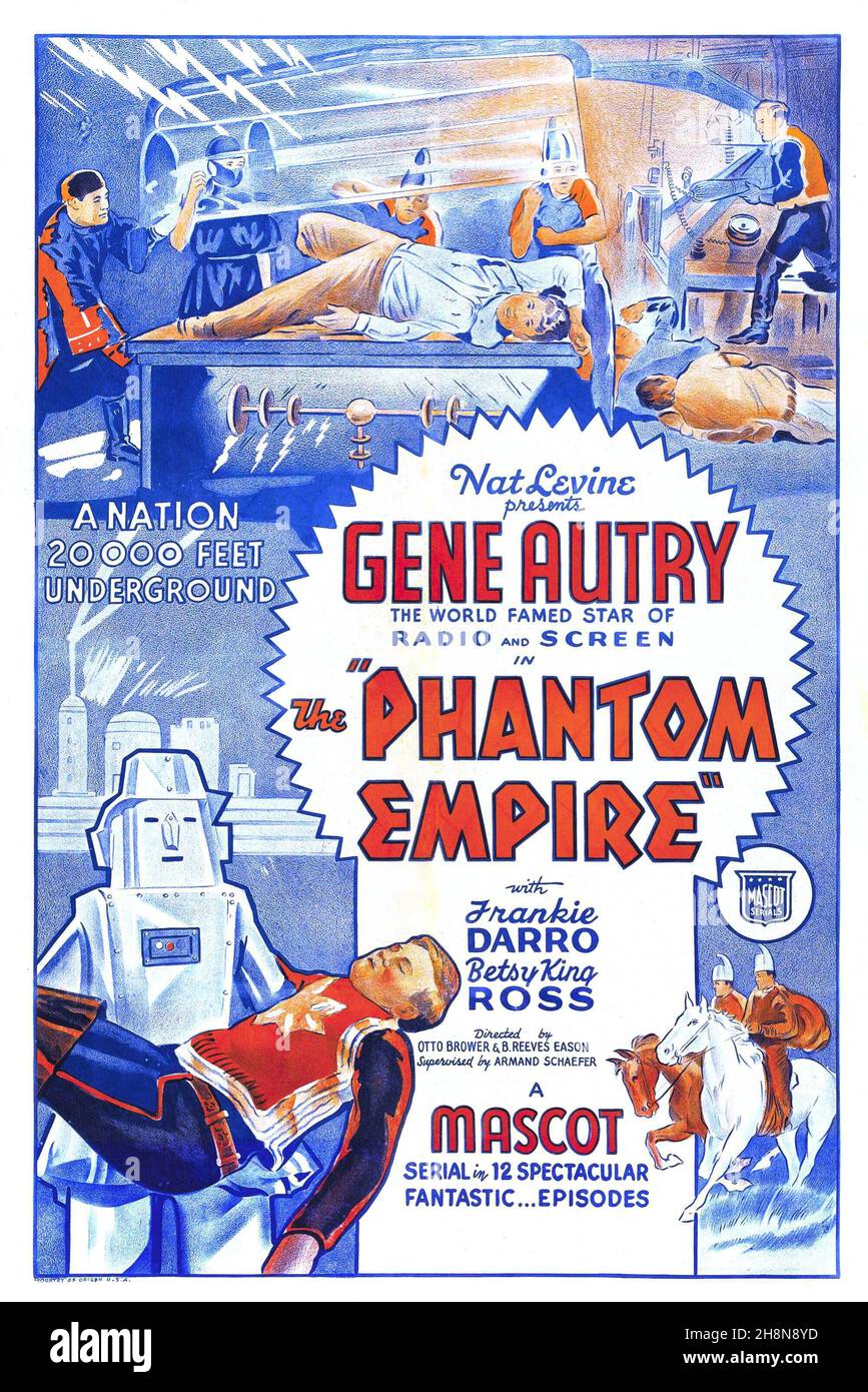 THE PHANTOM EMPIRE (1935), REGIE: OTTO BROWER UND B. REEVES EASON ('BREEZY'). Bild: Mascot Pictures / Album Stockfoto