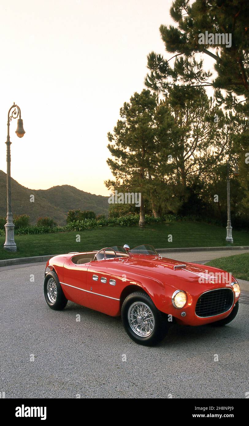 1953 Ferrari 250mm Vignale Spider Serie II Stockfoto