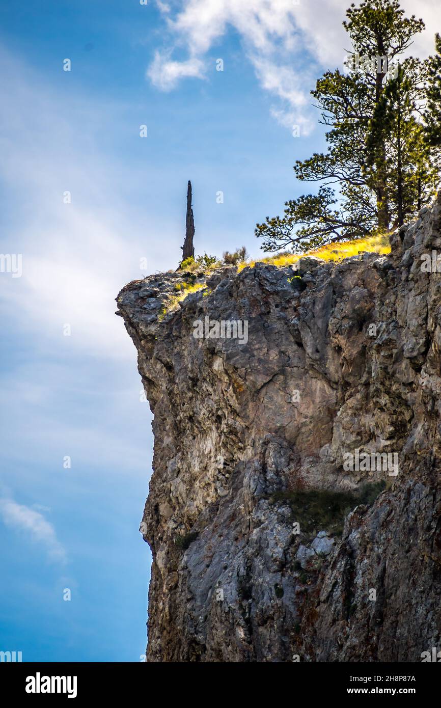 Malerische Aussicht auf die Landschaft des inspirierenden Art der nationalen Wald Stockfoto