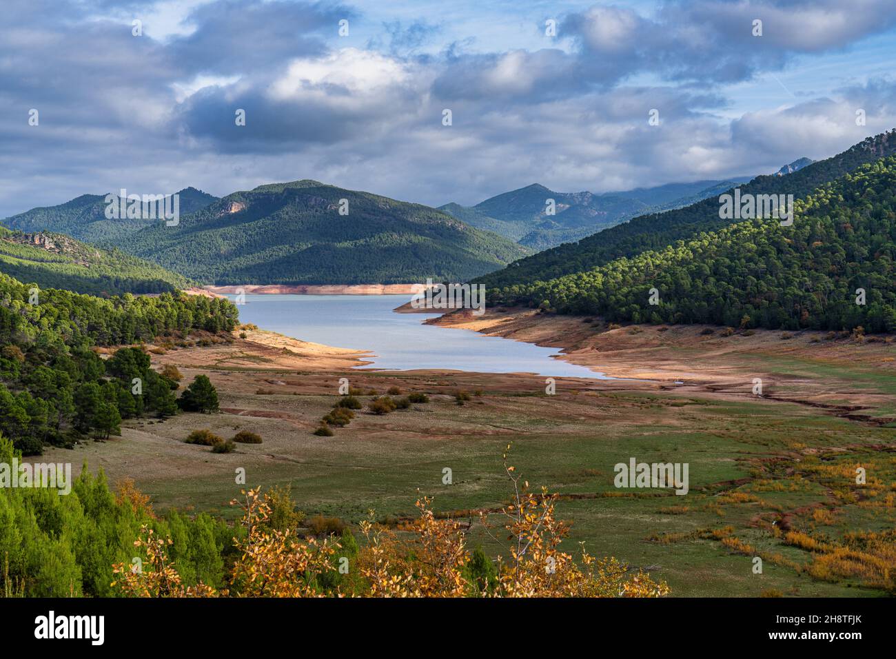 Stausee von Traco de Beas in Sierra de Cazorla Segura und Naturpark Las Villas, Provinz Jaen, Andalusien, Spanien, Europa Stockfoto