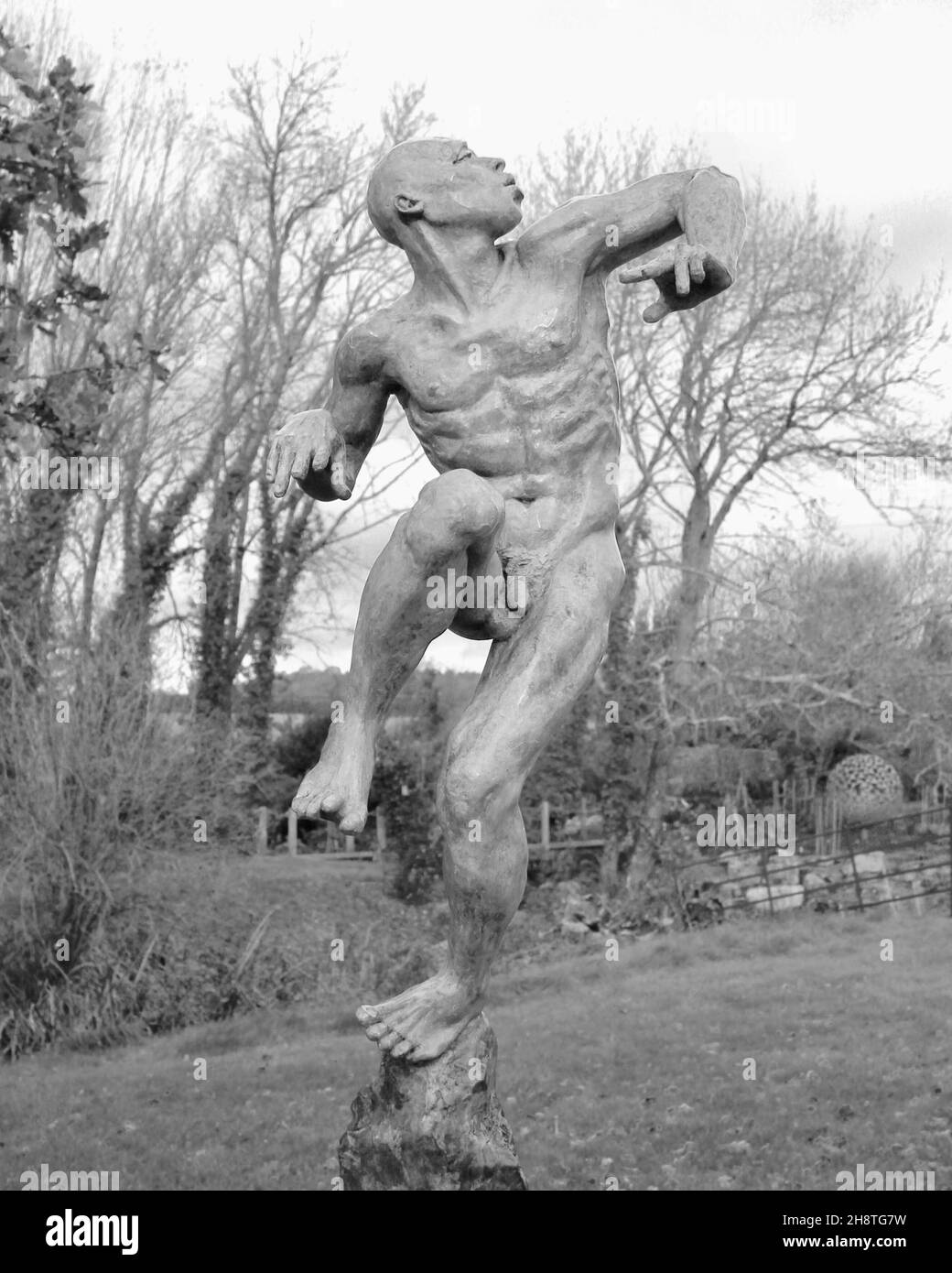 Breakdance Icarus von Lucianne Lassalle - Dorchester Sculpture Park Stockfoto