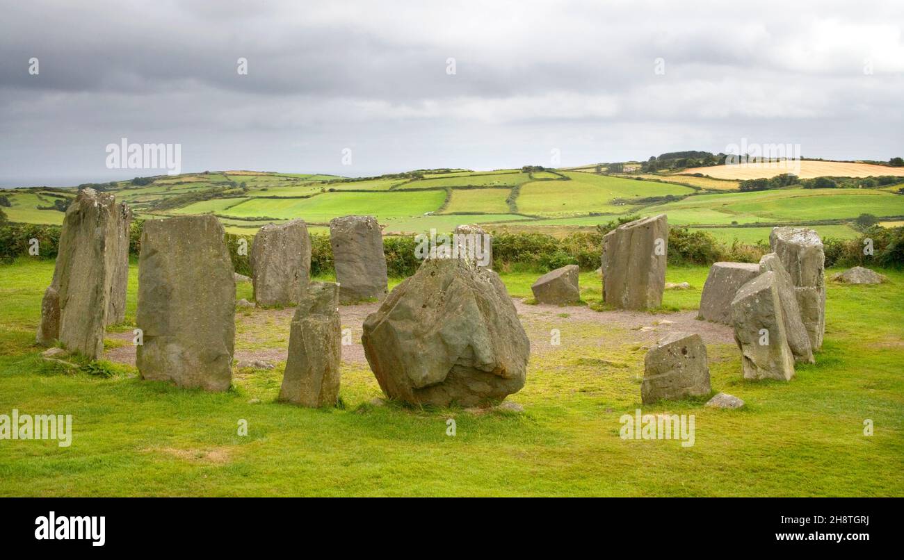 drombeg Steinkreis in Grafschaft Kork Irland Stockfoto