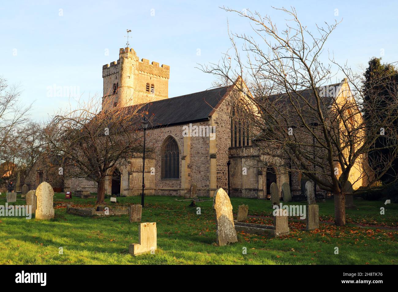 Church of St Mary, Usk (Brynbugga), Monmouthshire Stockfoto