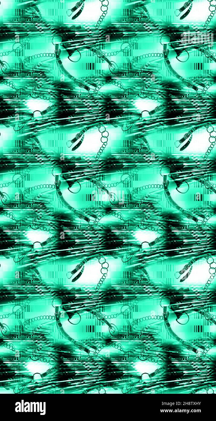 Afrikanische Mode nahtlose Muster Ornament in lebendigen Farben, Bild-Kunst und abstrakten Hintergrund für Stoff-Druck, Schal, Schal, Teppich, Kerchief, Han Stockfoto