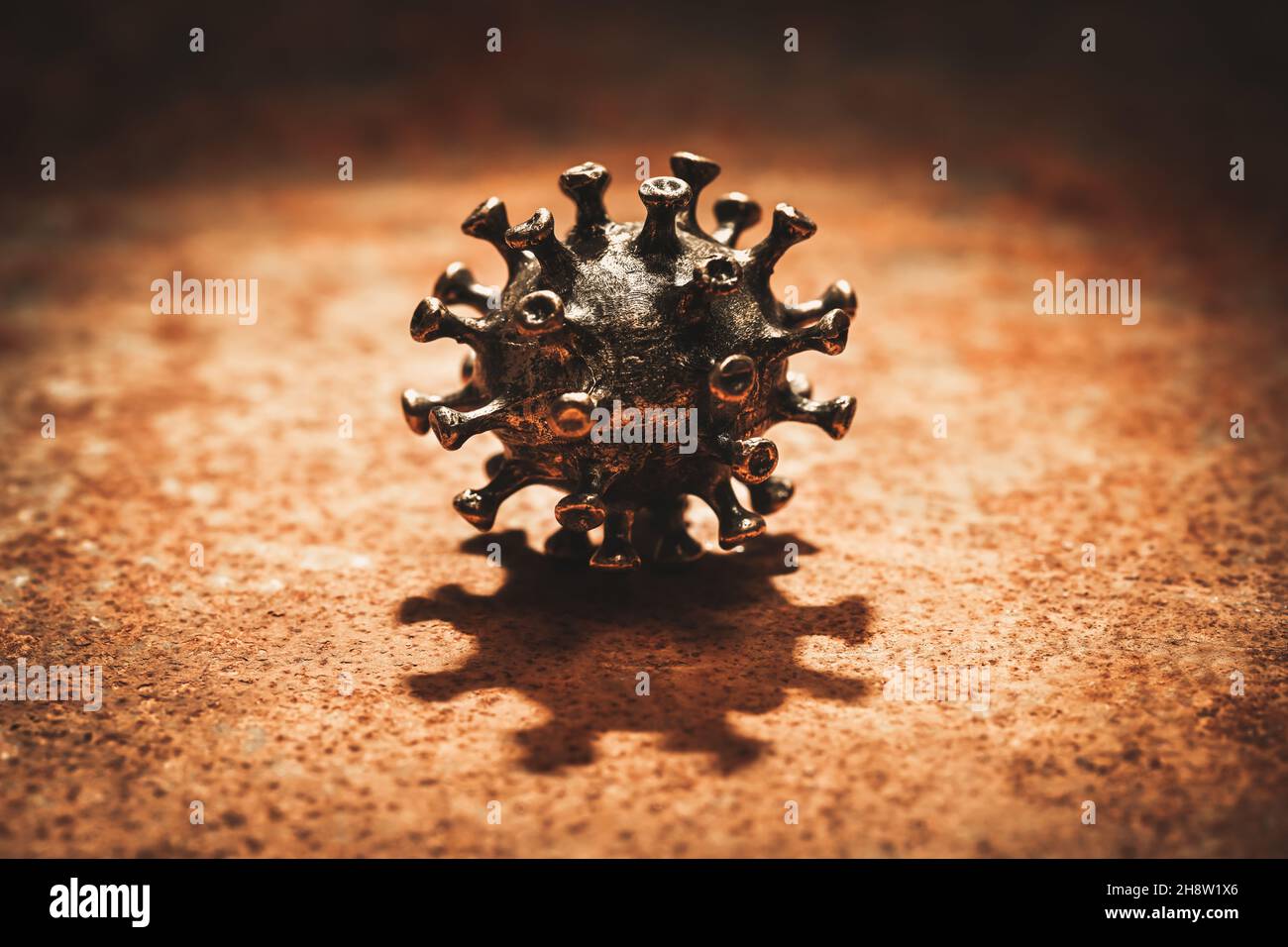 Corona-Virus, omicron-Covid-Mutation B.1.1.529 Stockfoto