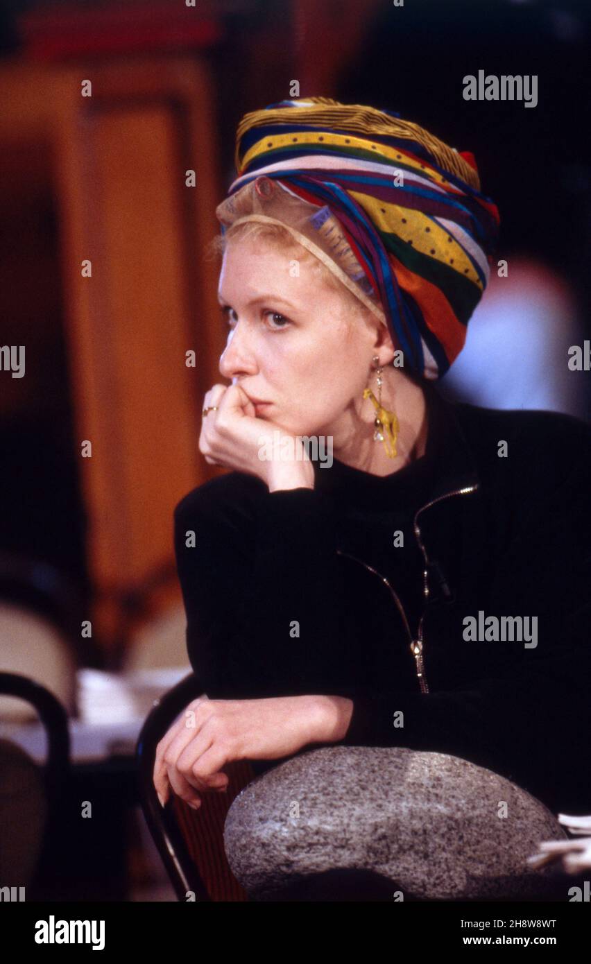 Sunnyi Melles, schweizerische Schauspielerin, Deutschland 1988. Schweizer Schauspielerin Sunnyi Melles, Deutschland 1988. Stockfoto