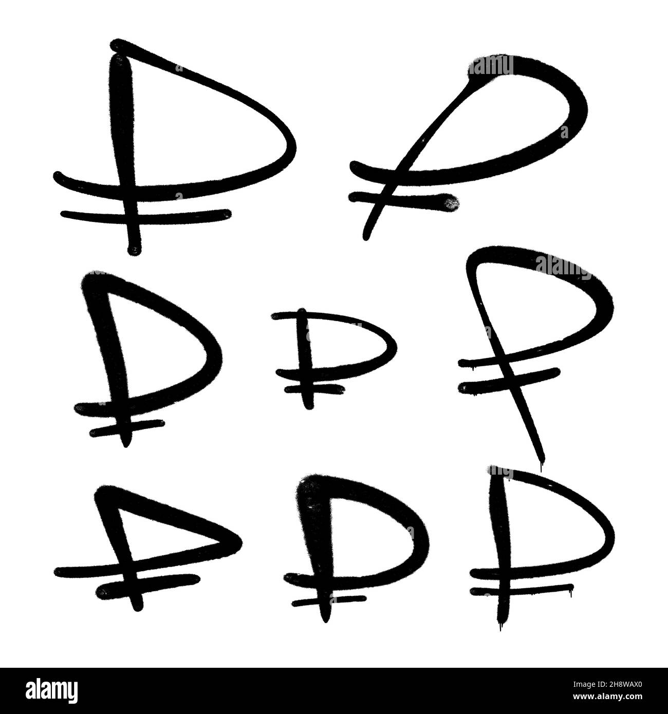 Nationale Währung Symbol reiben international Stock Vektor