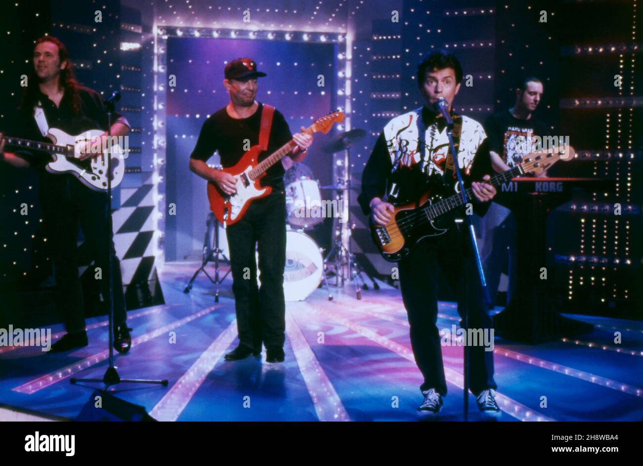 Spider Murphy Gang, Münchner Rock 'n' Roll Band, 1992. Spider Murphy Gang, Münchner Rock 'n' Roll-Band, 1992. Stockfoto