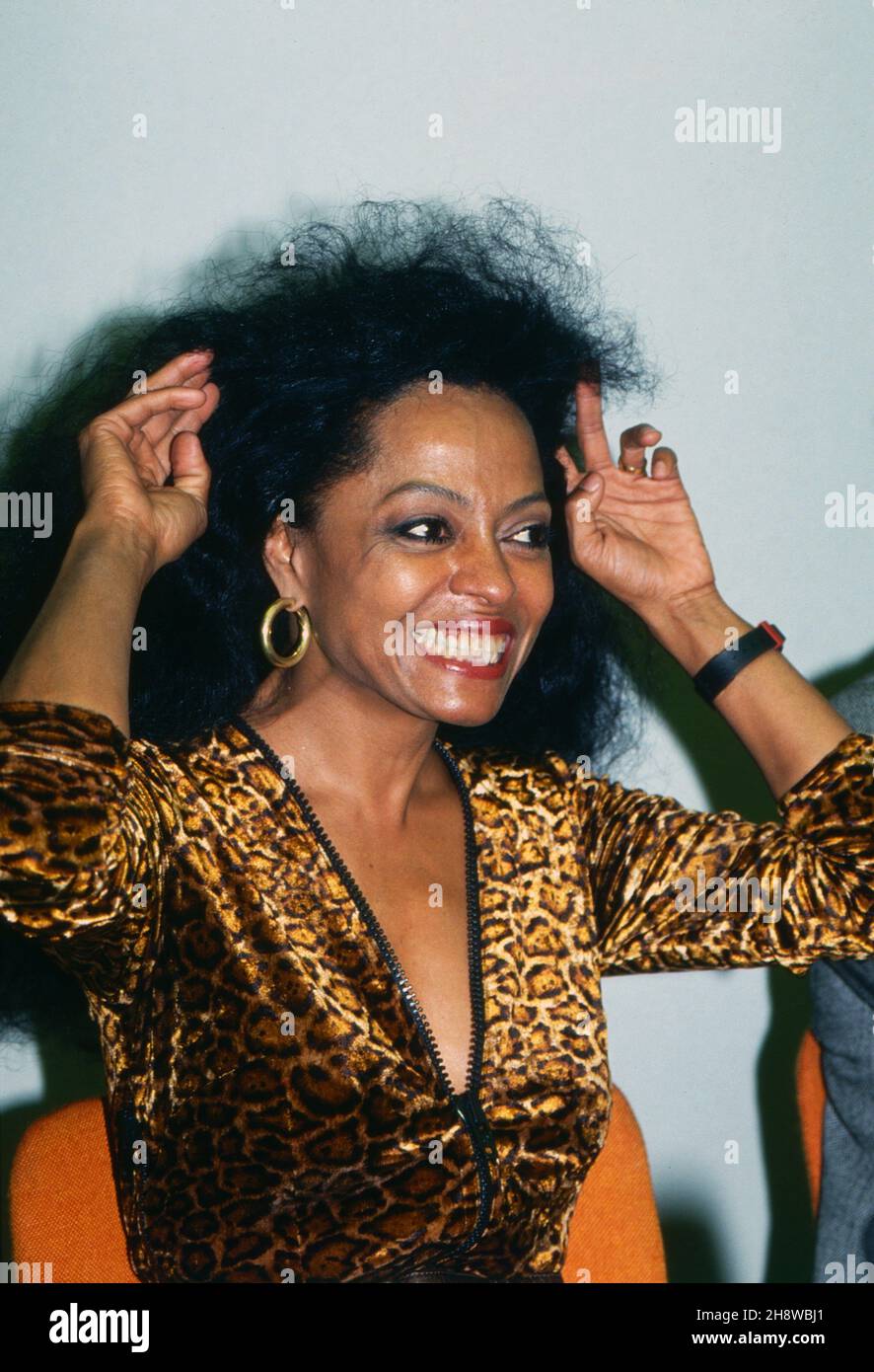 Diana Ross, amerikanische Schauspielerin und Sängerin, Deutschland 1992. Amerikanische