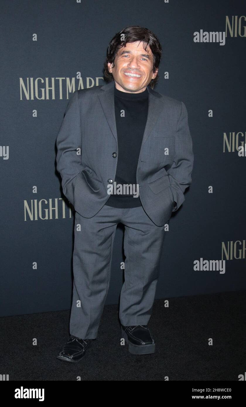 NEW YORK, NY - 1. DEZEMBER: Mark Povinelli bei der Nightmare Alley Weltpremiere in der Alice Tully Hall in New York City am 1. Dezember 2021. Kredit: RW/MediaPunch Stockfoto