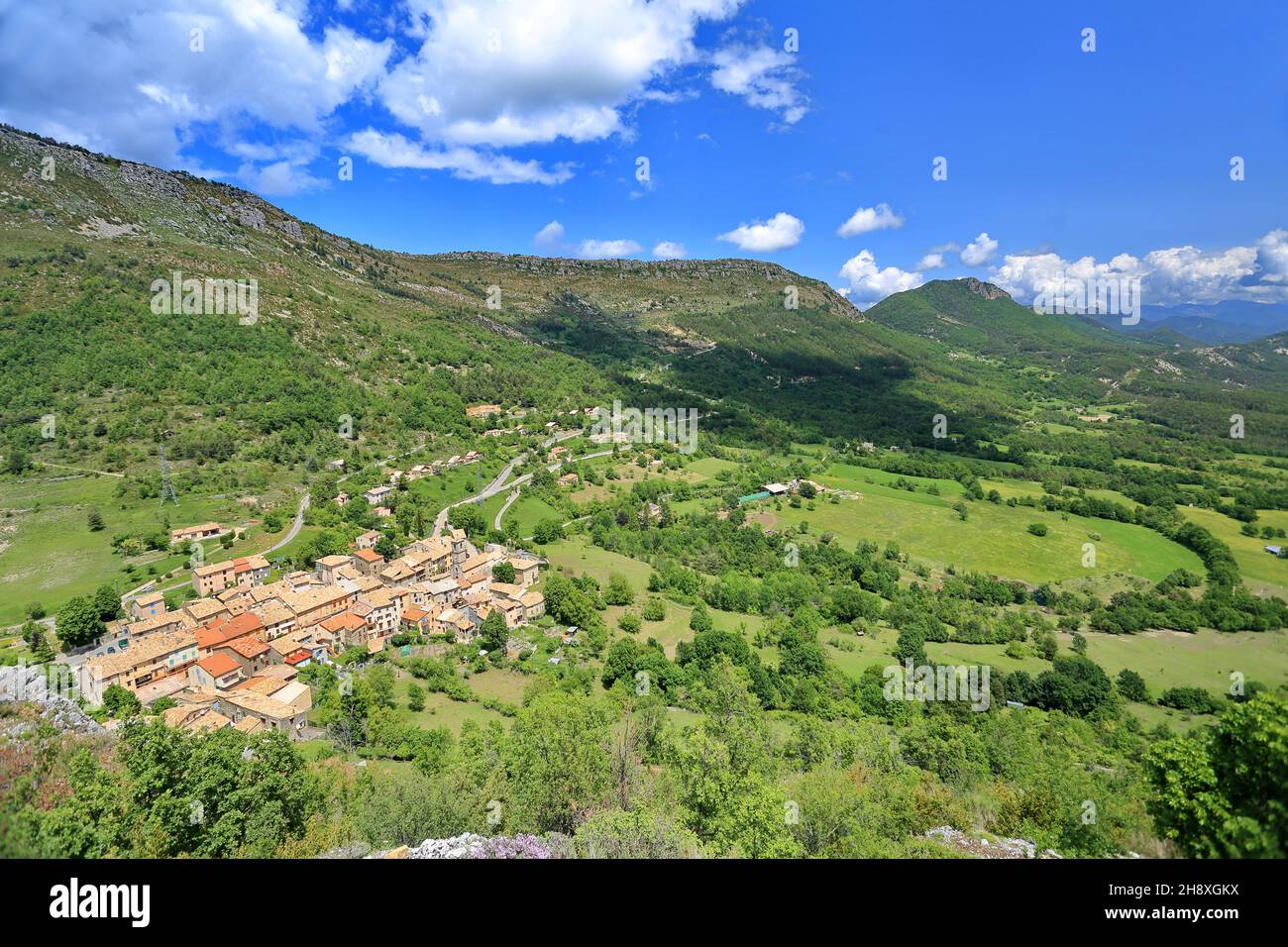 Brianconnet, Parc regional des Prealpes d'Azur, Alpes Martimes, 06, Region sud Stockfoto
