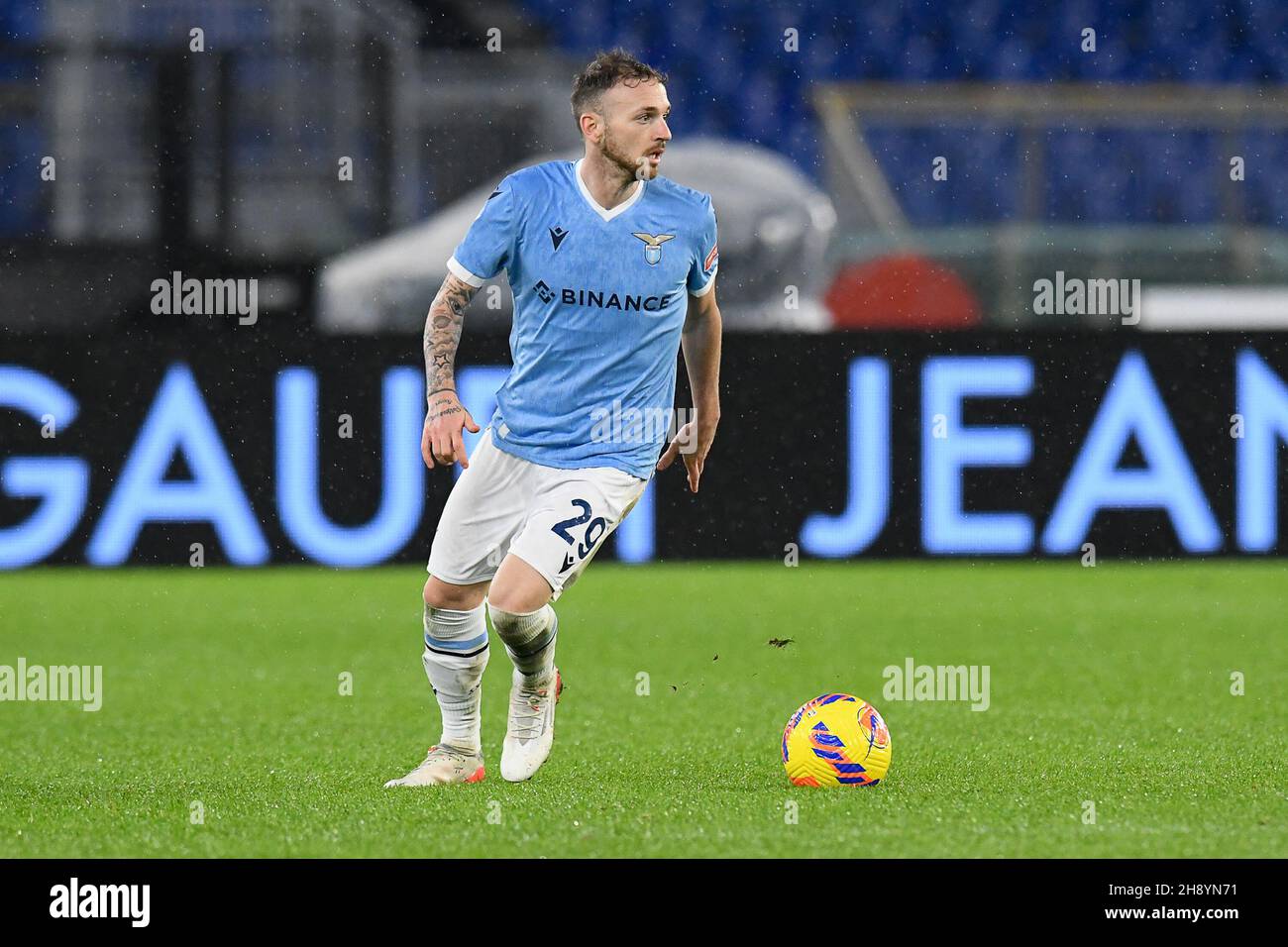 Rom Italien 2 Dezember 2021 Manuel Lazzari Von Ss Lazio Bei Der Lazio Vs Udinese Serie A League Credit Roberto Ramaccia Alamy Live News Stockfotografie Alamy