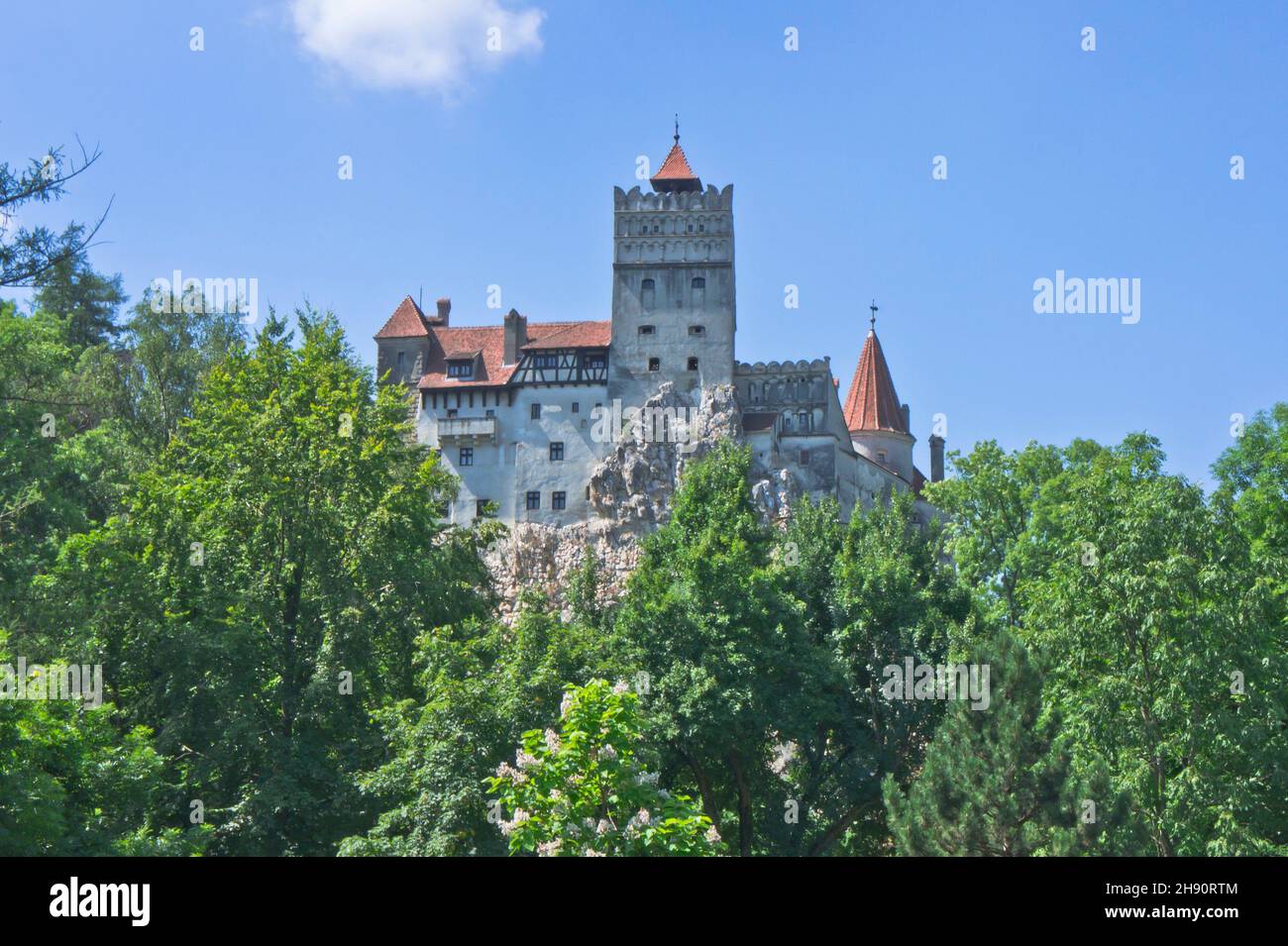 Schloss Bran, Rumänien, Balkan, Europa. Stockfoto