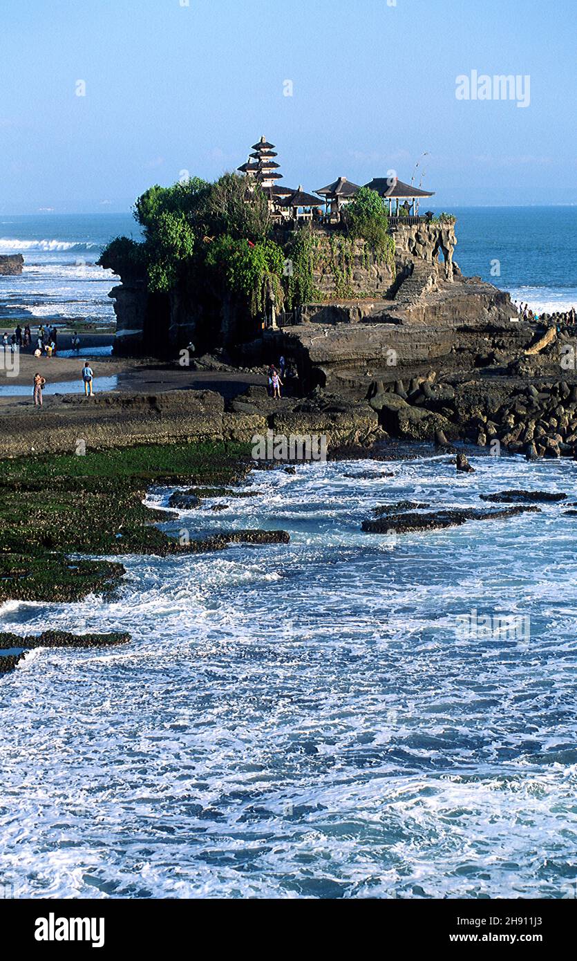 Tanah Lot. Tabanan, Bali, Indonesien. Stockfoto