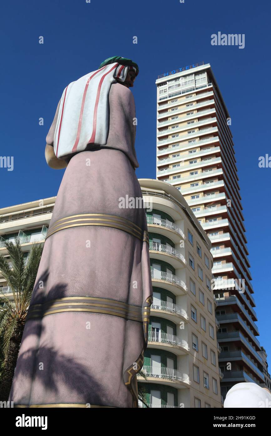 belén gigante alicante Stockfoto