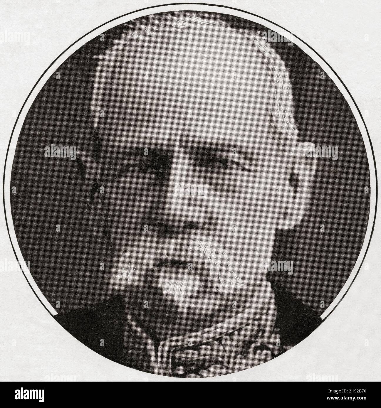 Feldmarschall Frederick Sleigh Roberts, 1st Earl Roberts, 1832 – 1914. General und Militärkommandeur aus britischer viktorianischer Zeit. From the World und seine Frau, veröffentlicht 1906 Stockfoto