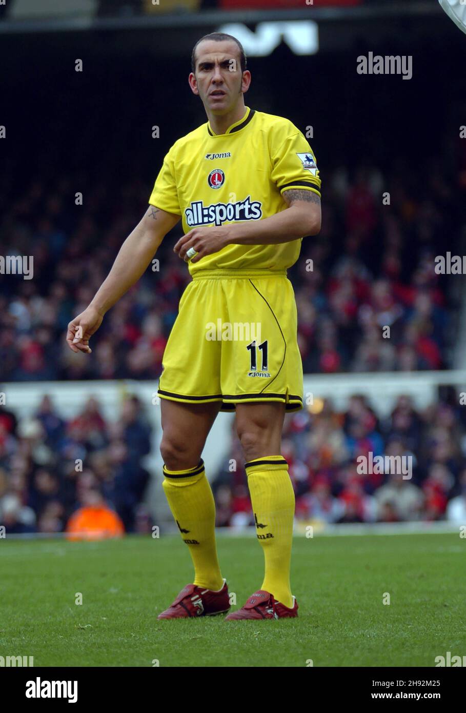 Arsenal / Charlton februar 2004 Stockfoto