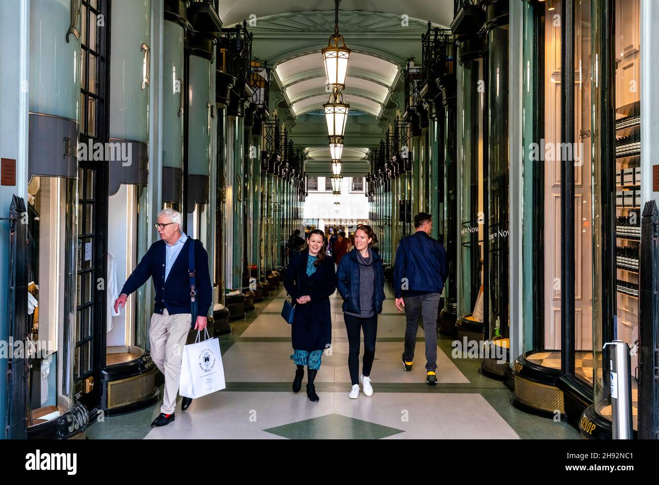 Piccadilly Arcade, London, Großbritannien. Stockfoto