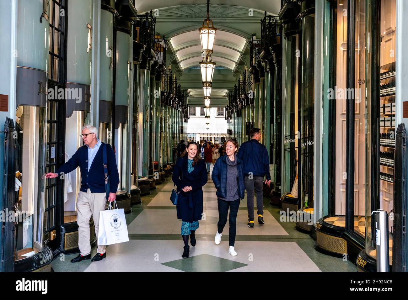 Piccadilly Arcade, London, Großbritannien. Stockfoto