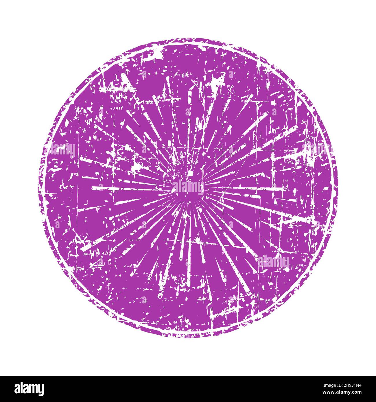 Abstrakte grunge violette Form. Vektorgrafik. Feuerwerk. Sternstrahlen. Explosion. Grungy Design-Element für Drucke, Web, Vorlage, Logo, Tattoo Stock Vektor