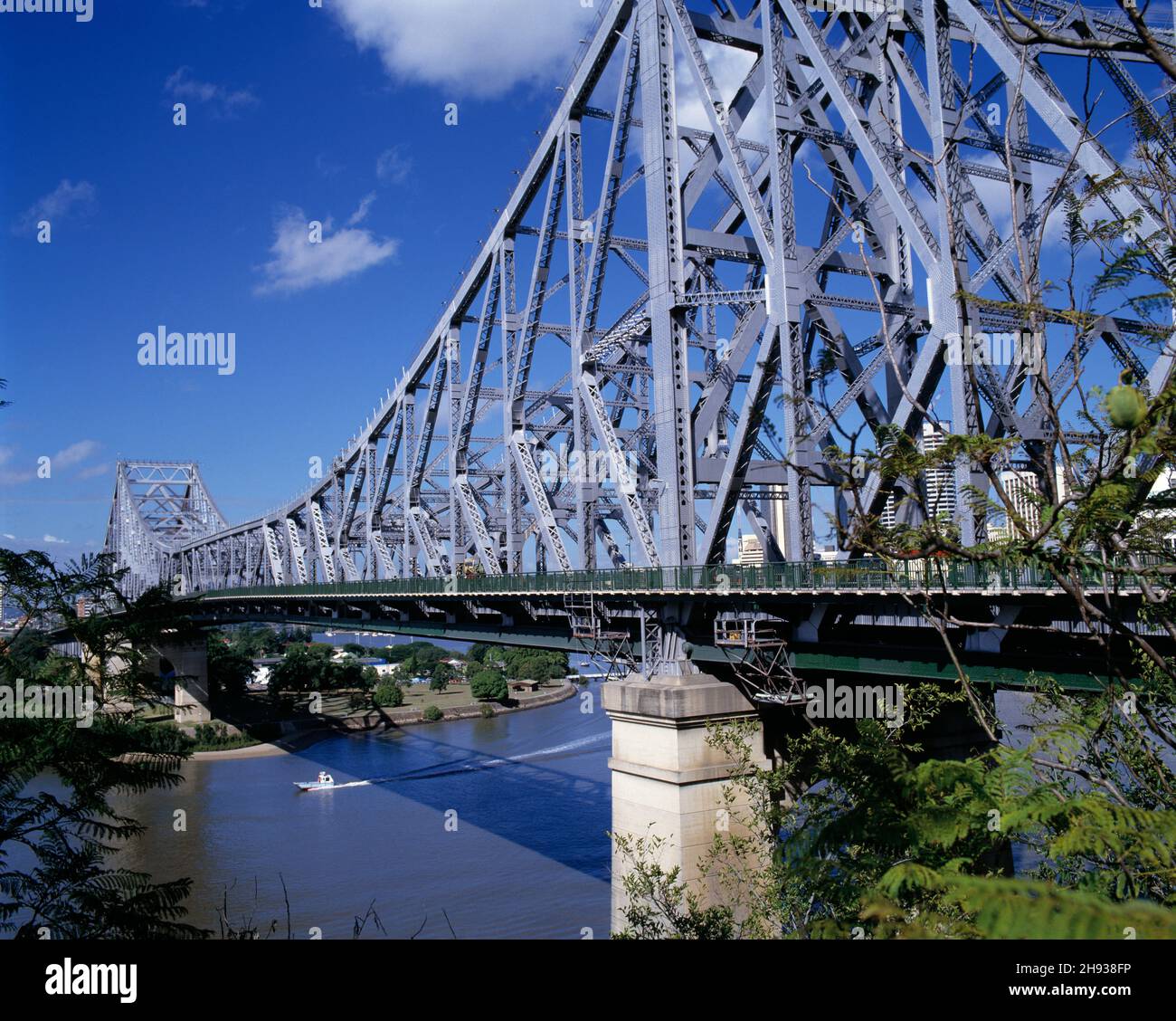 Australien. Queensland. Brisbane. Story Bridge. Stockfoto